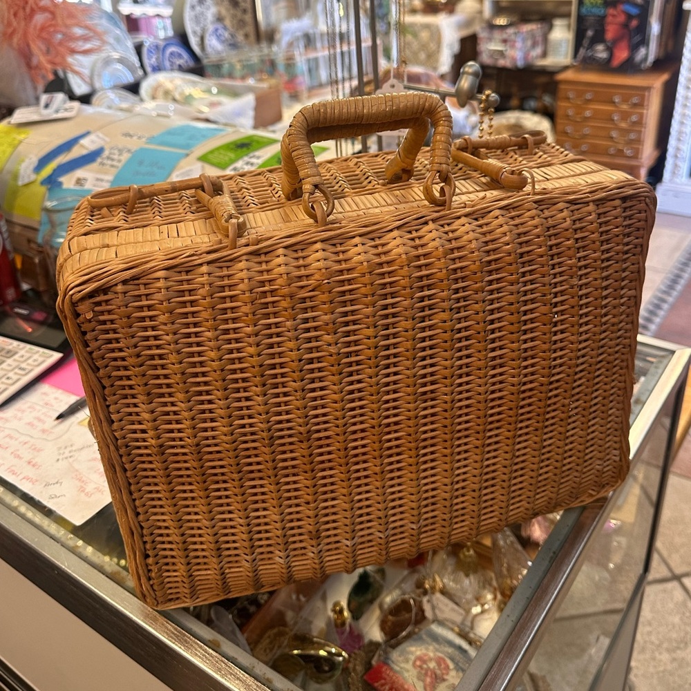 Vintage Wicker Luggage